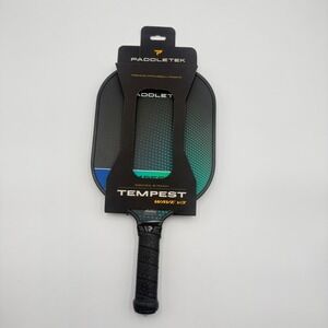 Paddletek Tempest Wave V3 Carbon Fiber Pickleball Paddle - Seafoam NEW